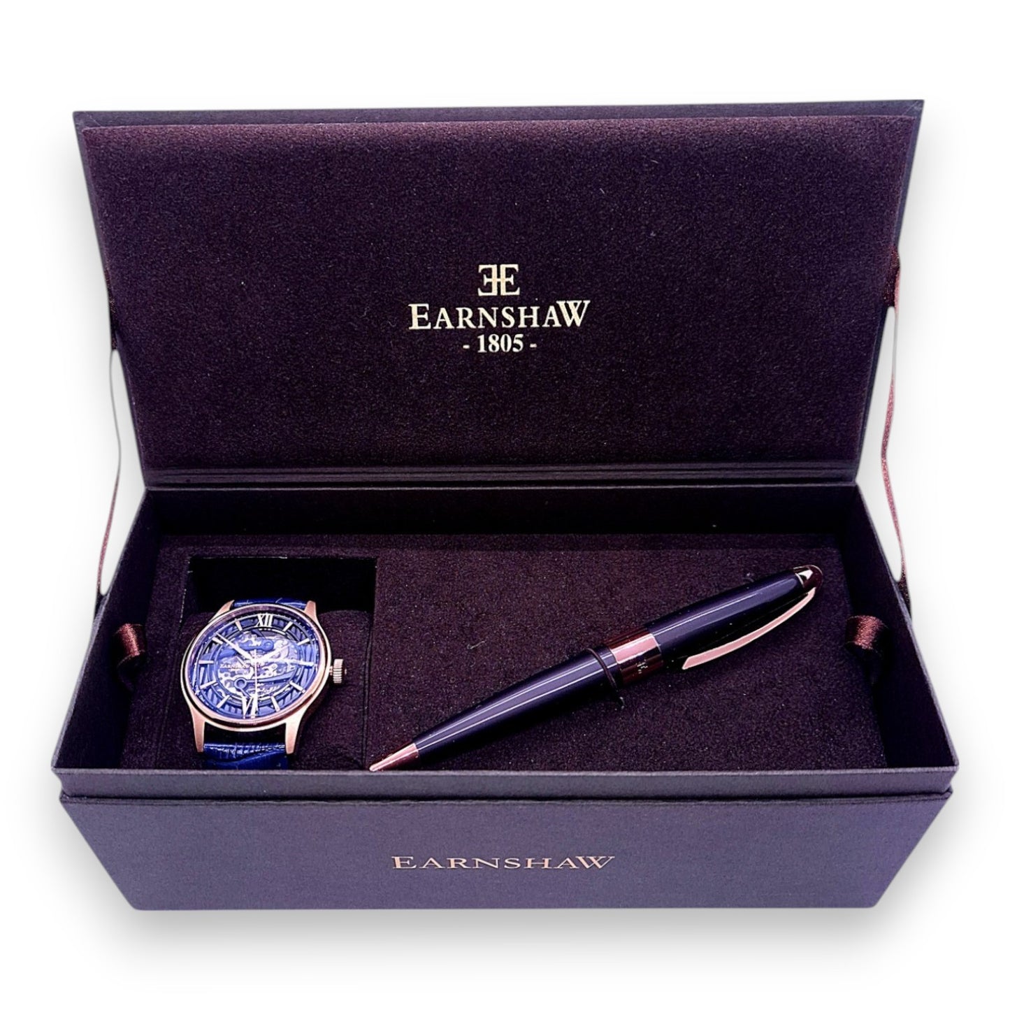 Coffret montre et stylo pour homme Earnshaw
