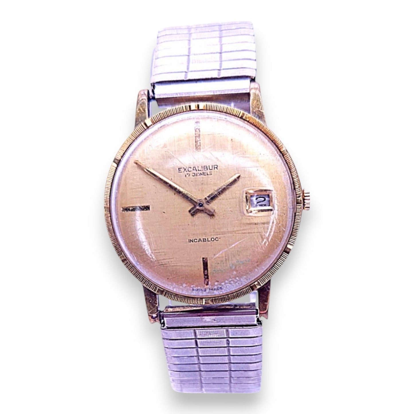 Montre vintage Excalibur pour homme