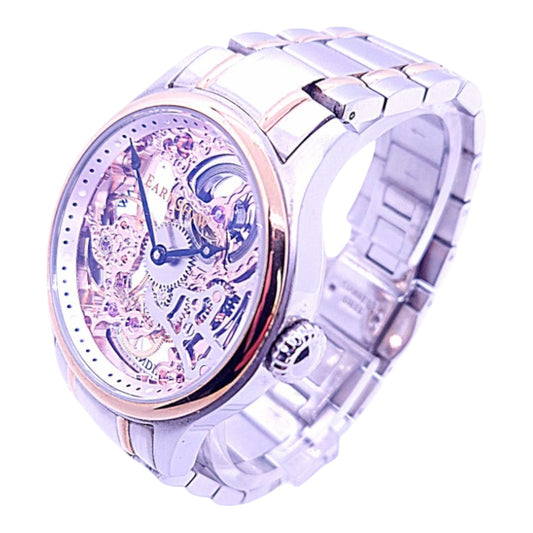 Coffret montre squelette et boutons de manchette pour homme Earnshaw