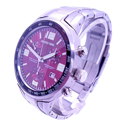 Montre Tachymètre Homme Jacques Farel